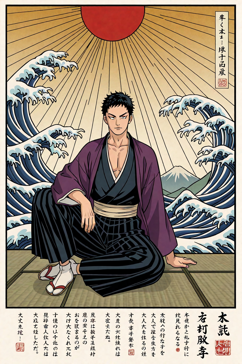 「片栗の花」の浮世絵
