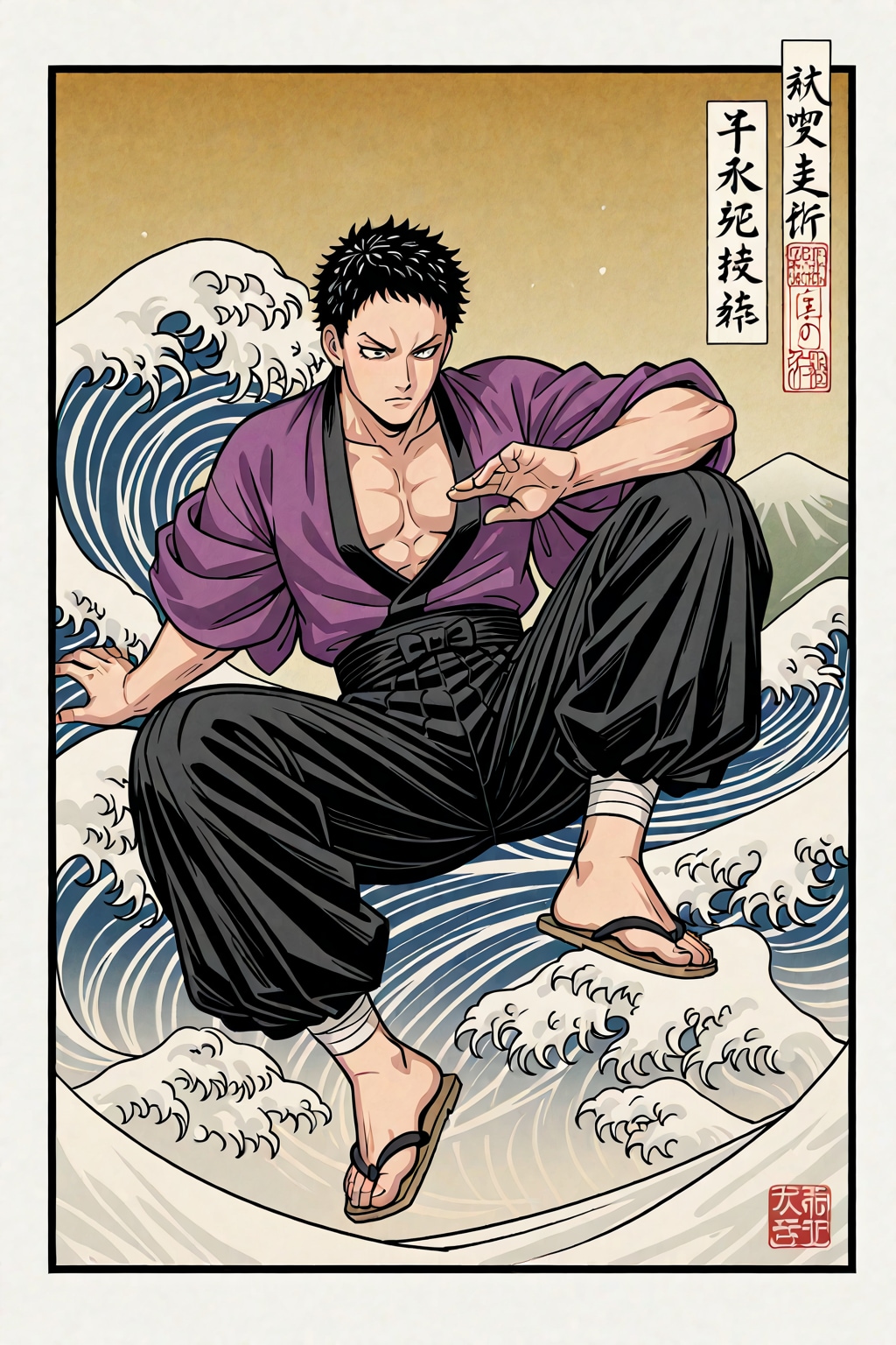 「片栗の花」の浮世絵