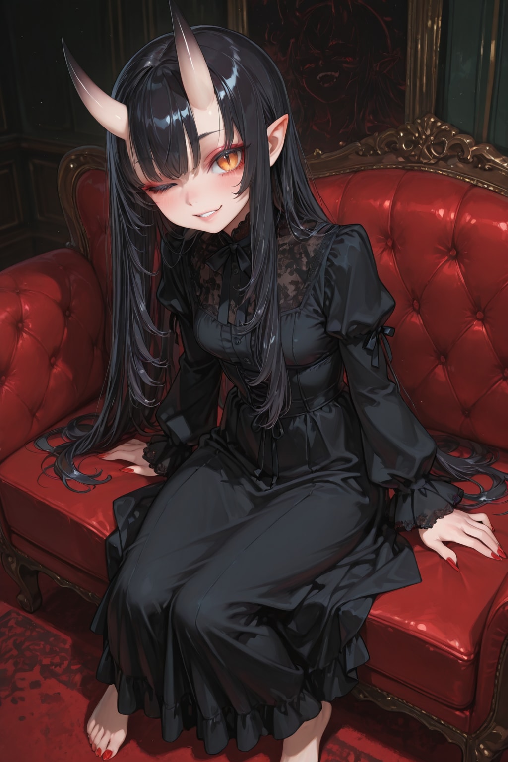 (全年齢版)異世界探訪　同郷の鬼娘をお持ち帰り うちの子 リゥファ