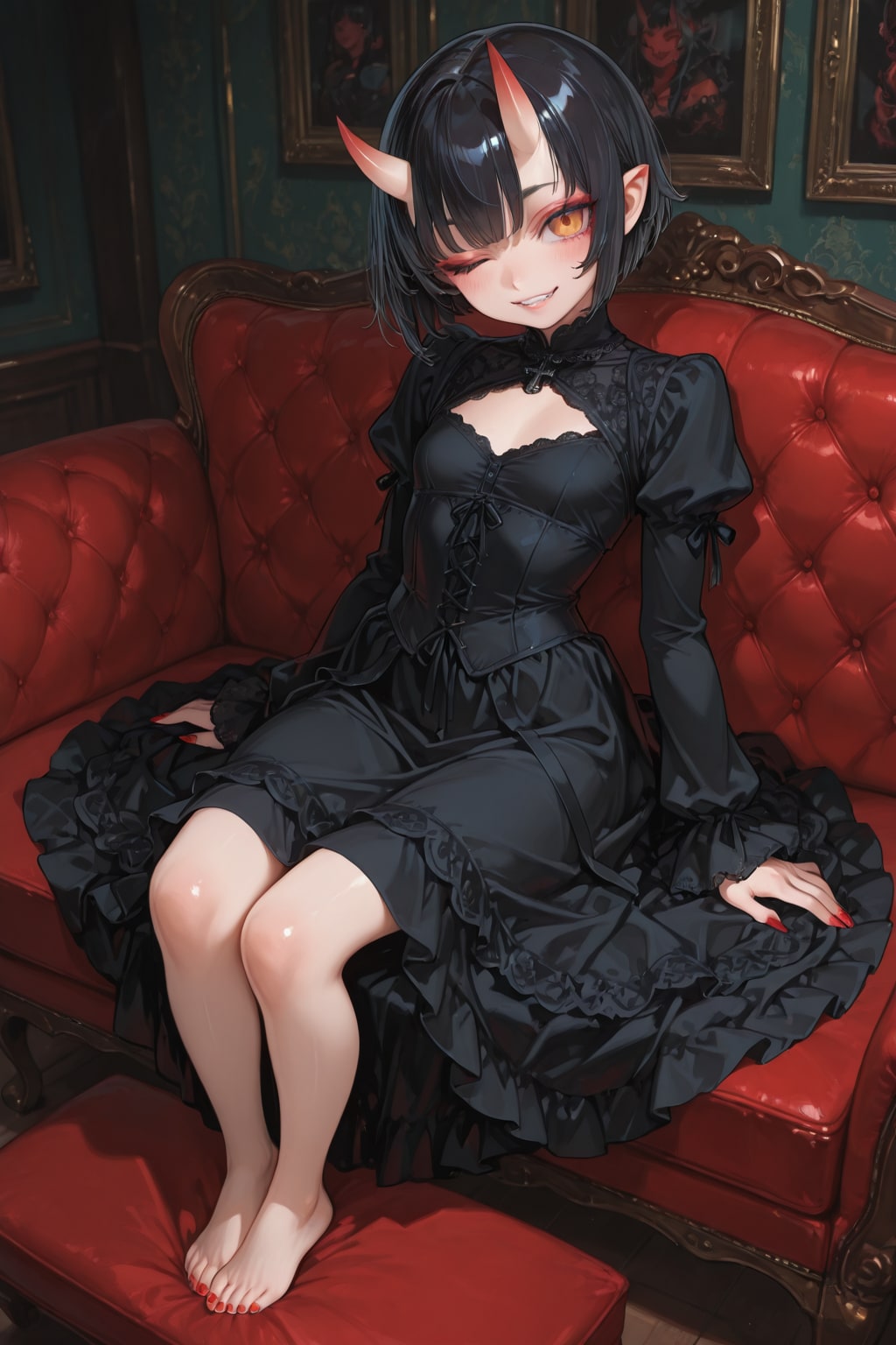 (全年齢版)異世界探訪　同郷の鬼娘をお持ち帰り うちの子 リゥファ