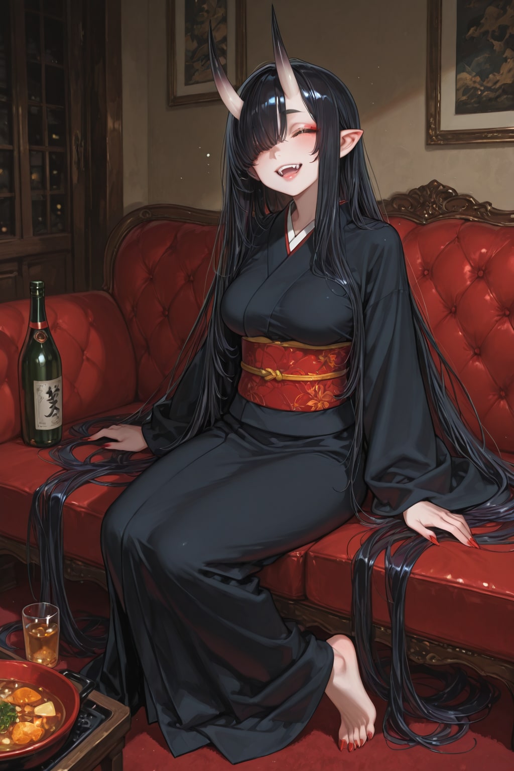 (全年齢版)異世界探訪　同郷の鬼娘をお持ち帰り うちの子 リゥファ