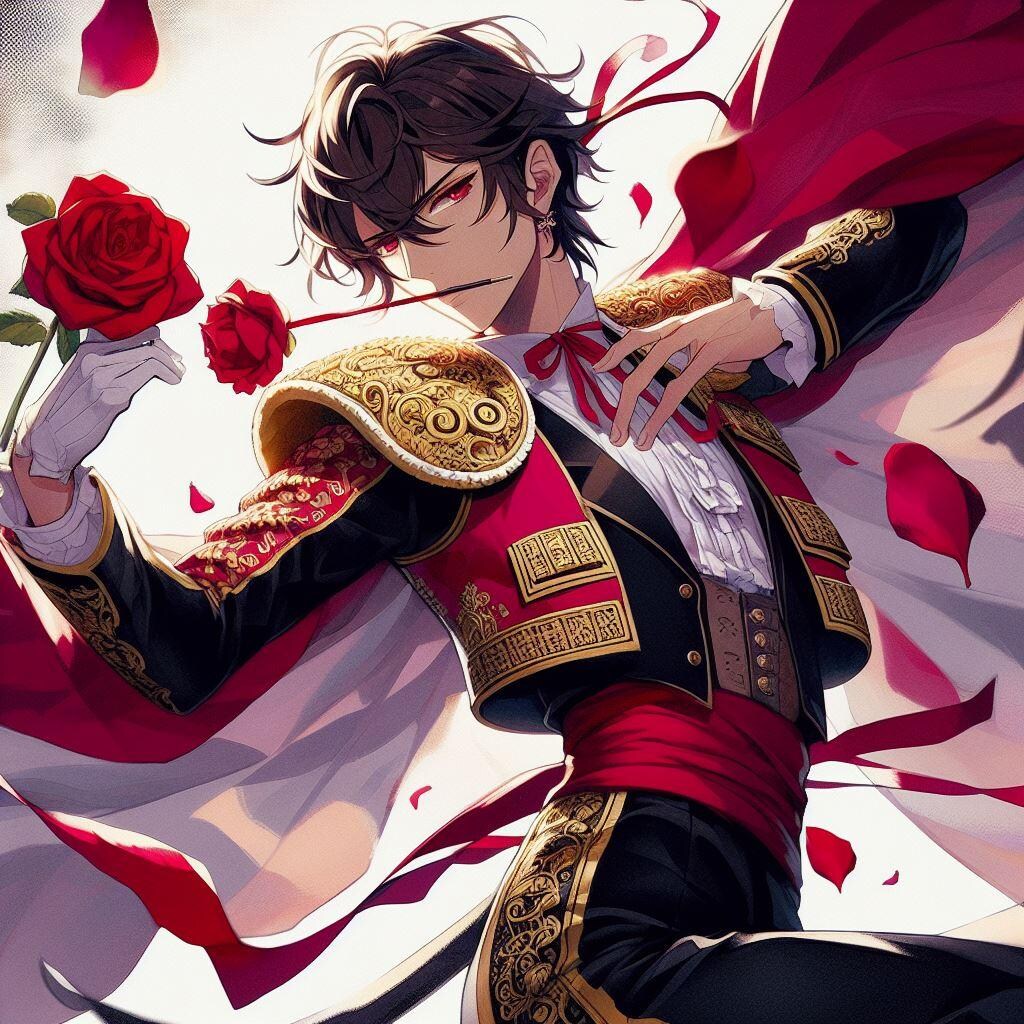 情熱の赤いバラ