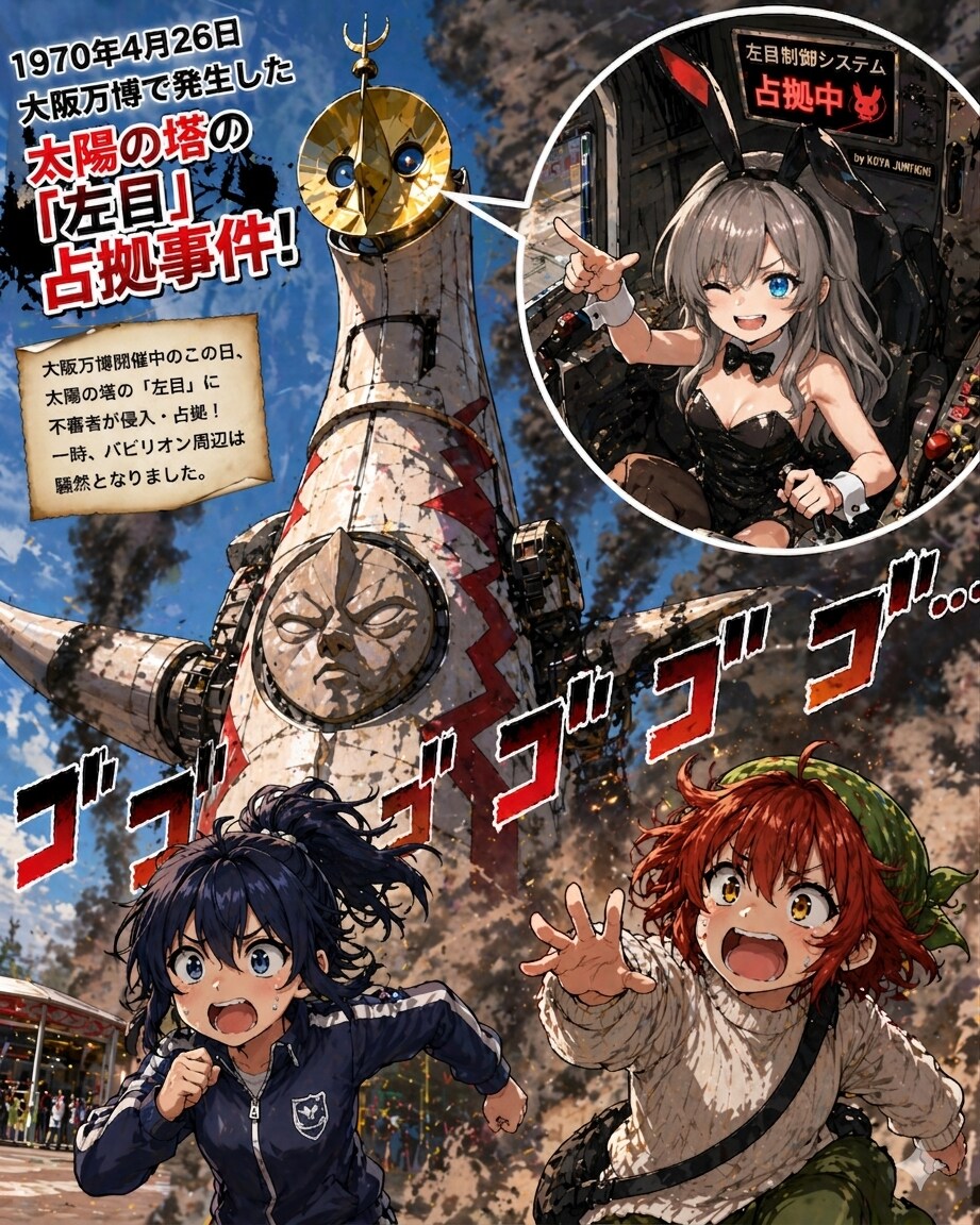 4月26日は太陽の塔ハイジャック事件の日
