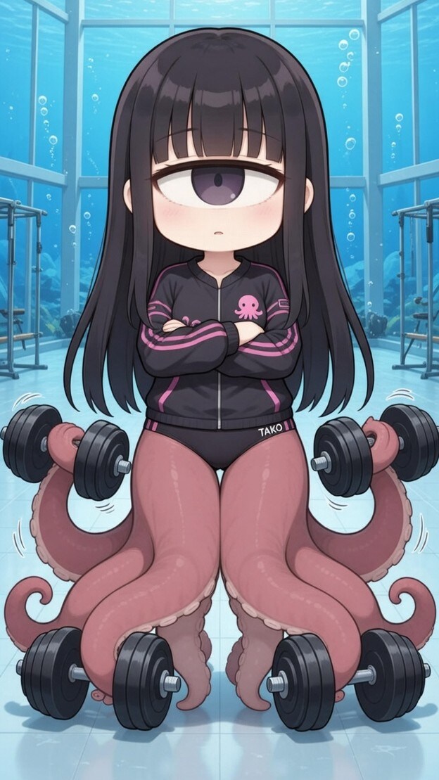 単眼スキュラちゃん.51　トレーニング