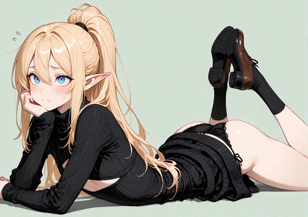 セーターとルーチェ（パンツあり）
