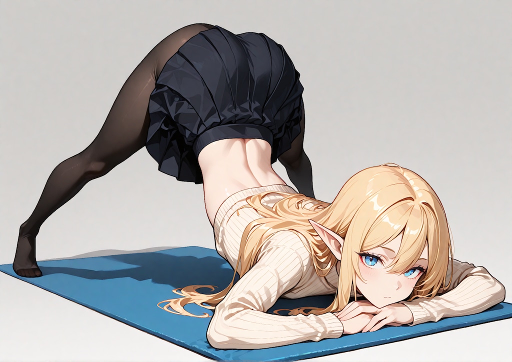 セーターとルーチェ（パンツあり）