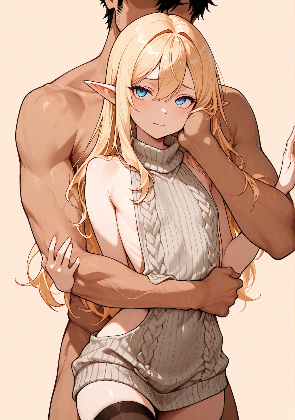 セーターとルーチェ（パンツあり）