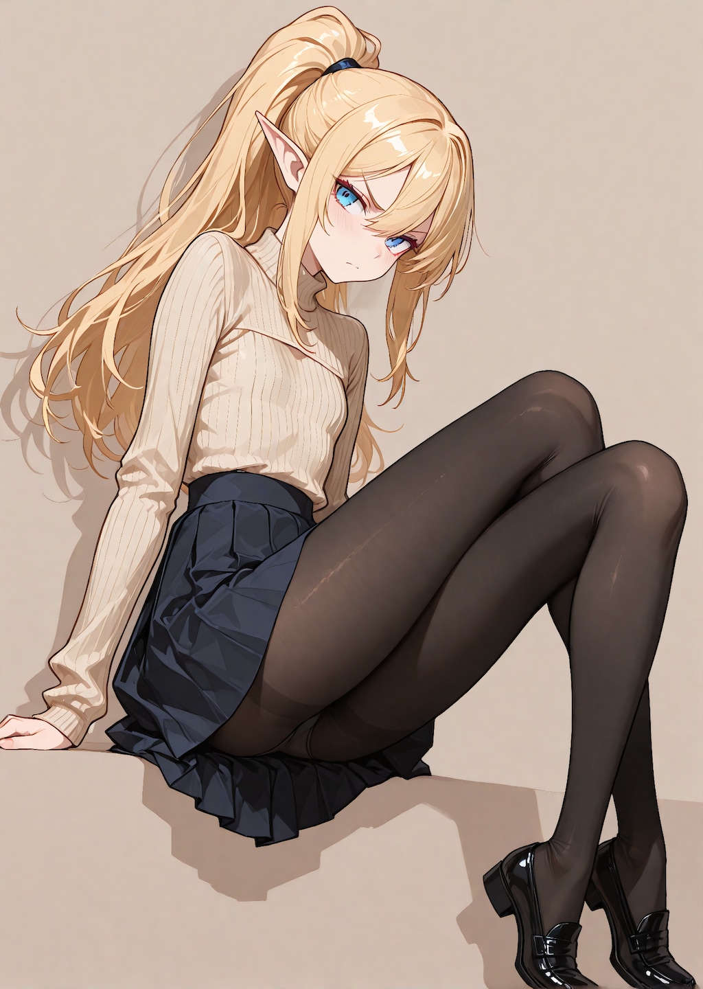 セーターとルーチェ（パンツあり）