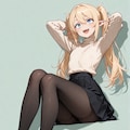 セーターとルーチェ（パンツあり） 12枚目