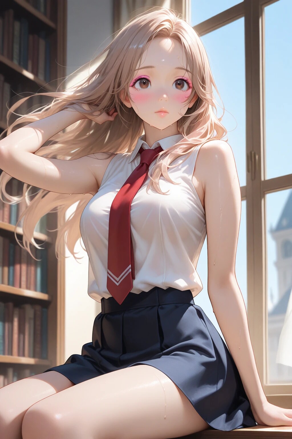 スリーブレスな娘達