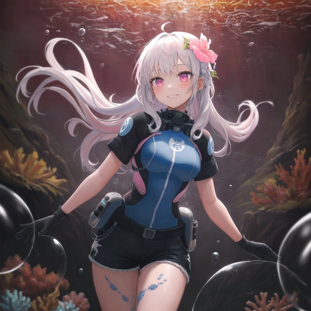 海の中