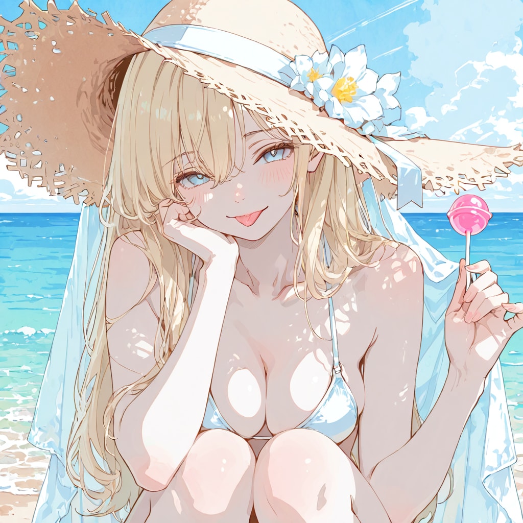 ビーチでデート2