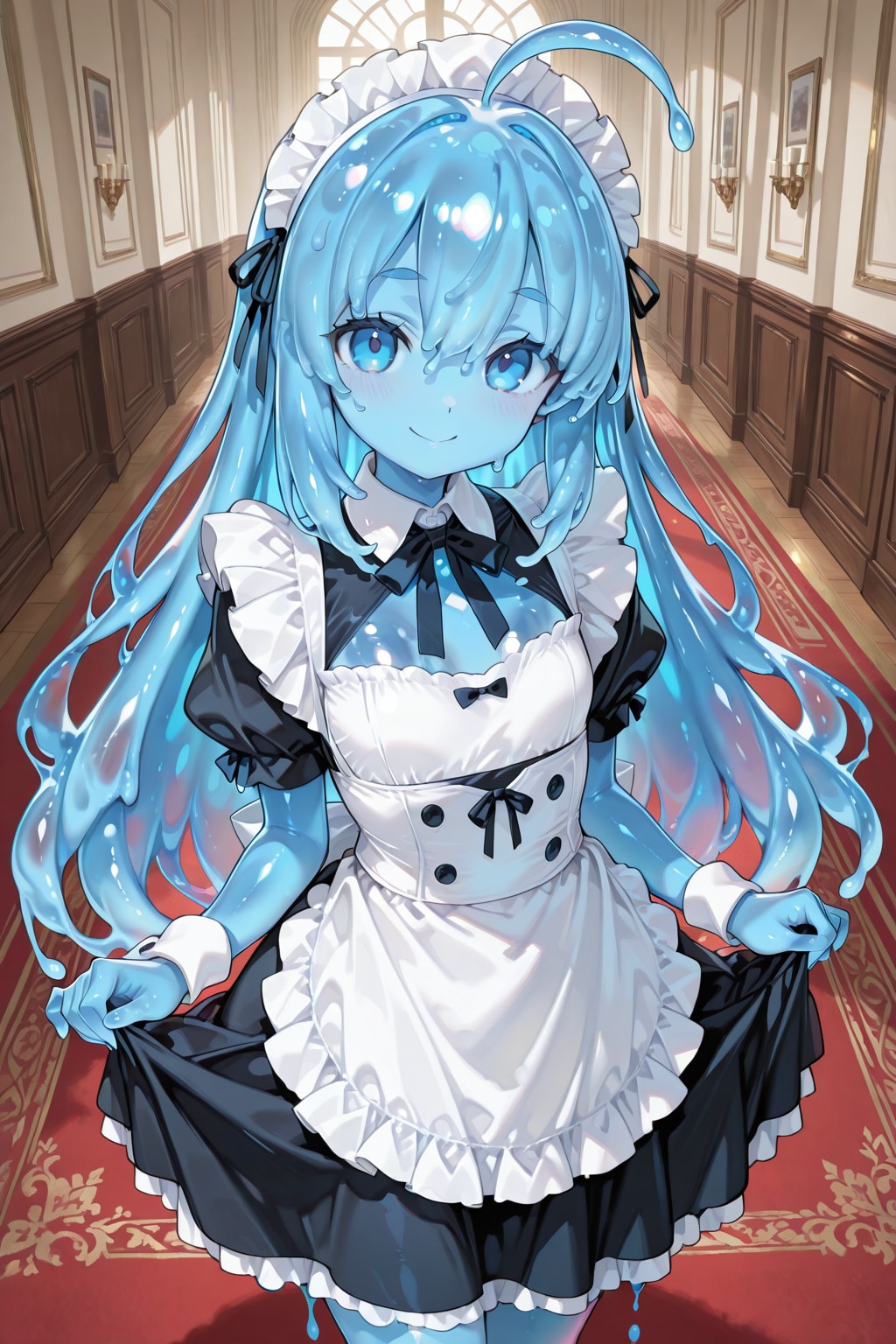 メタルスライムロリメイドとスライムロリメイド