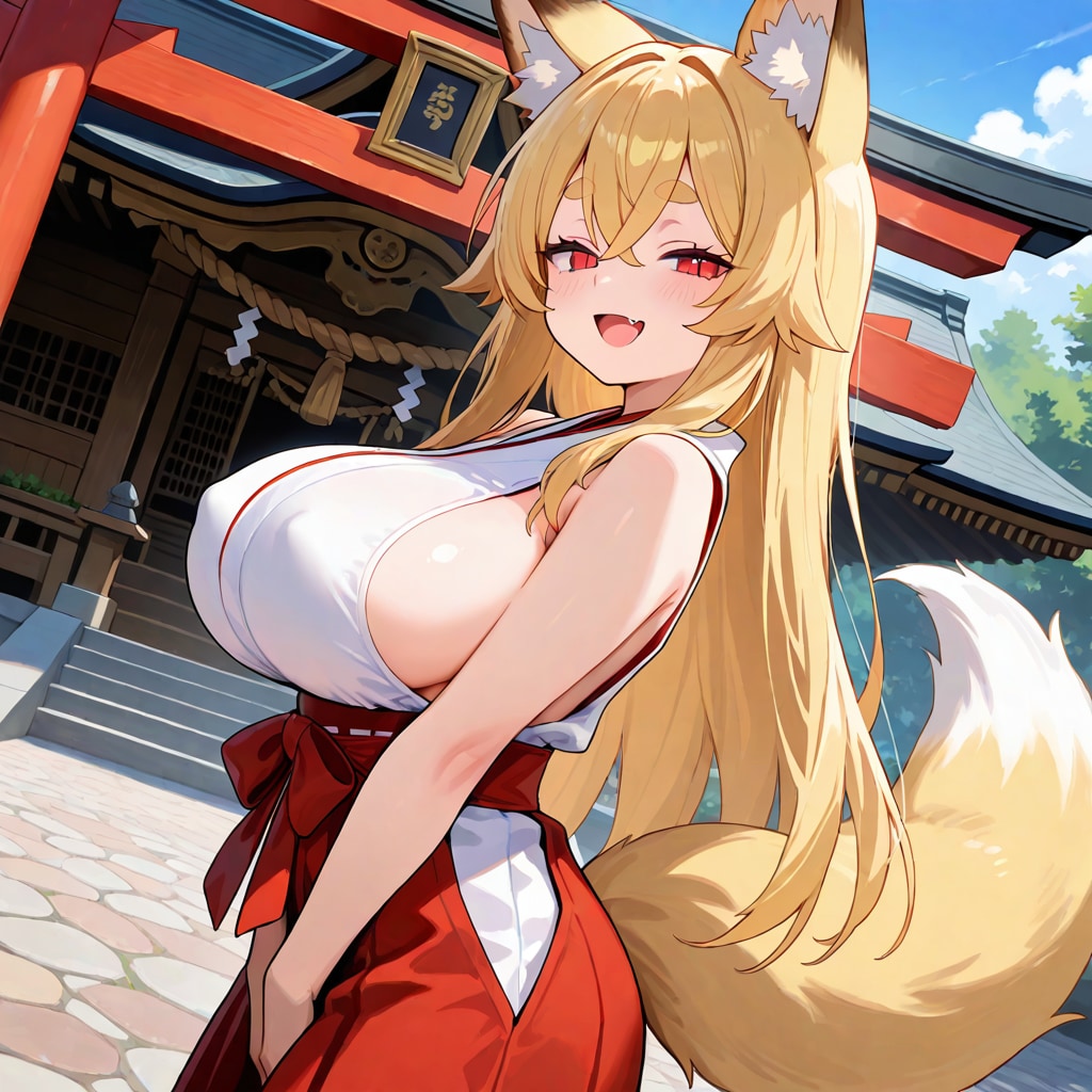 巫女狐さん