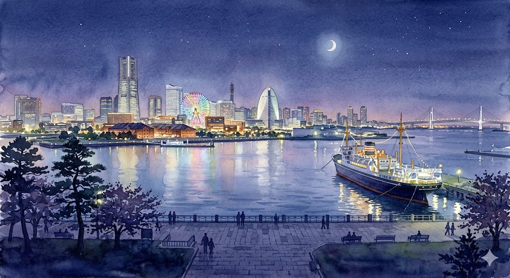 横浜港 | の人気AIイラスト・グラビア
