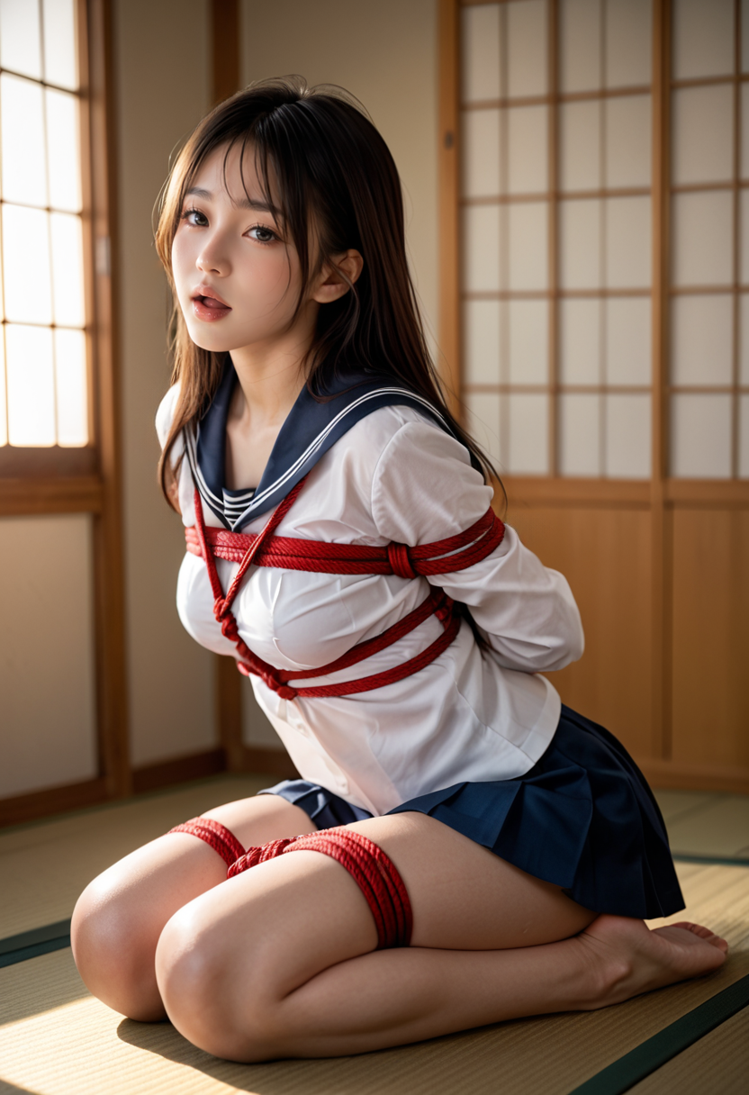 緊縛の女子高生04