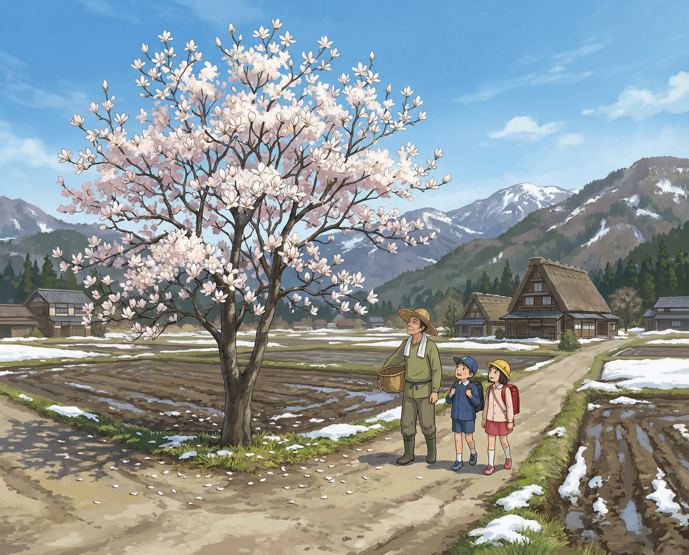 コブシが咲いたね、 | の人気AIイラスト・グラビア