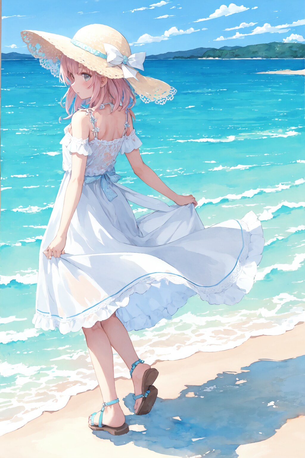 海辺のお散歩