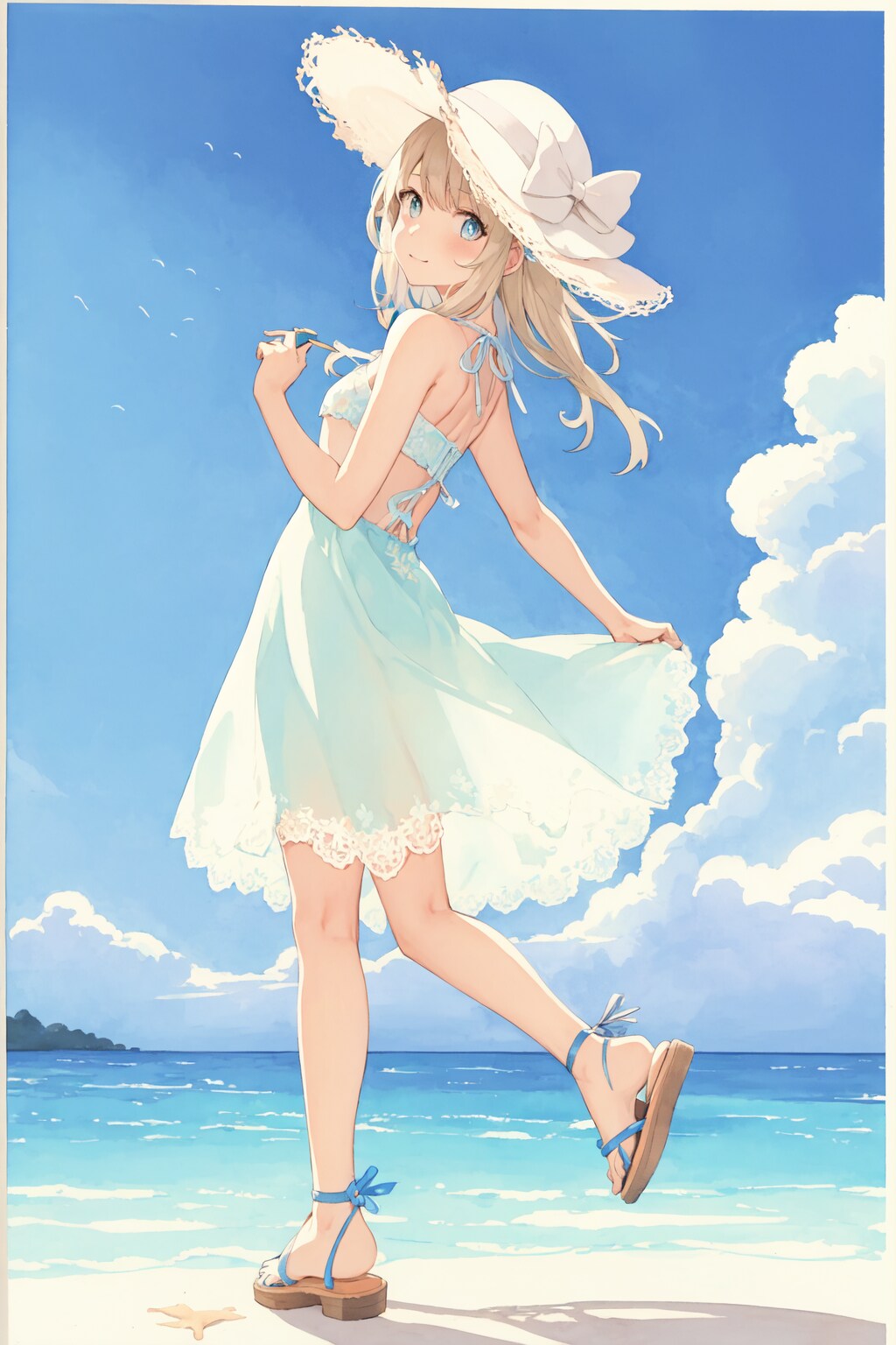 海辺のお散歩