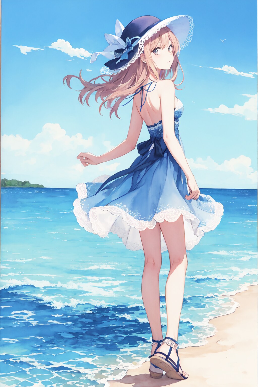 海辺のお散歩