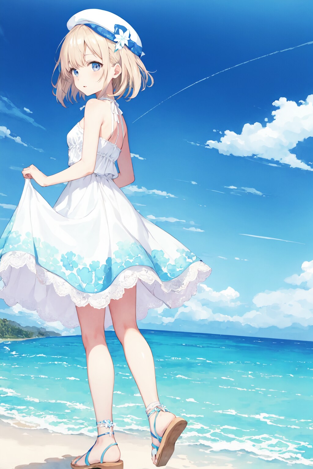 海辺のお散歩