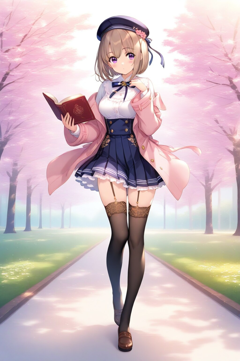 公園に咲いた、彼女の余白 | の人気AIイラスト・グラビア