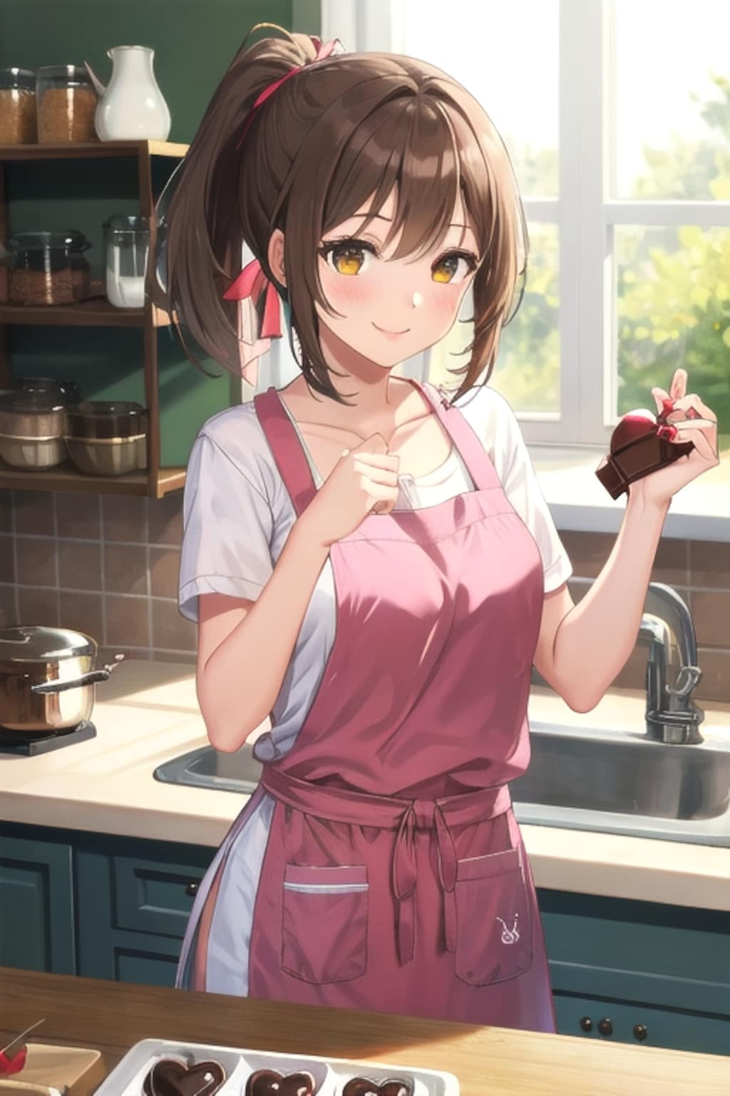 バレンタイン前のチョコ作り💝