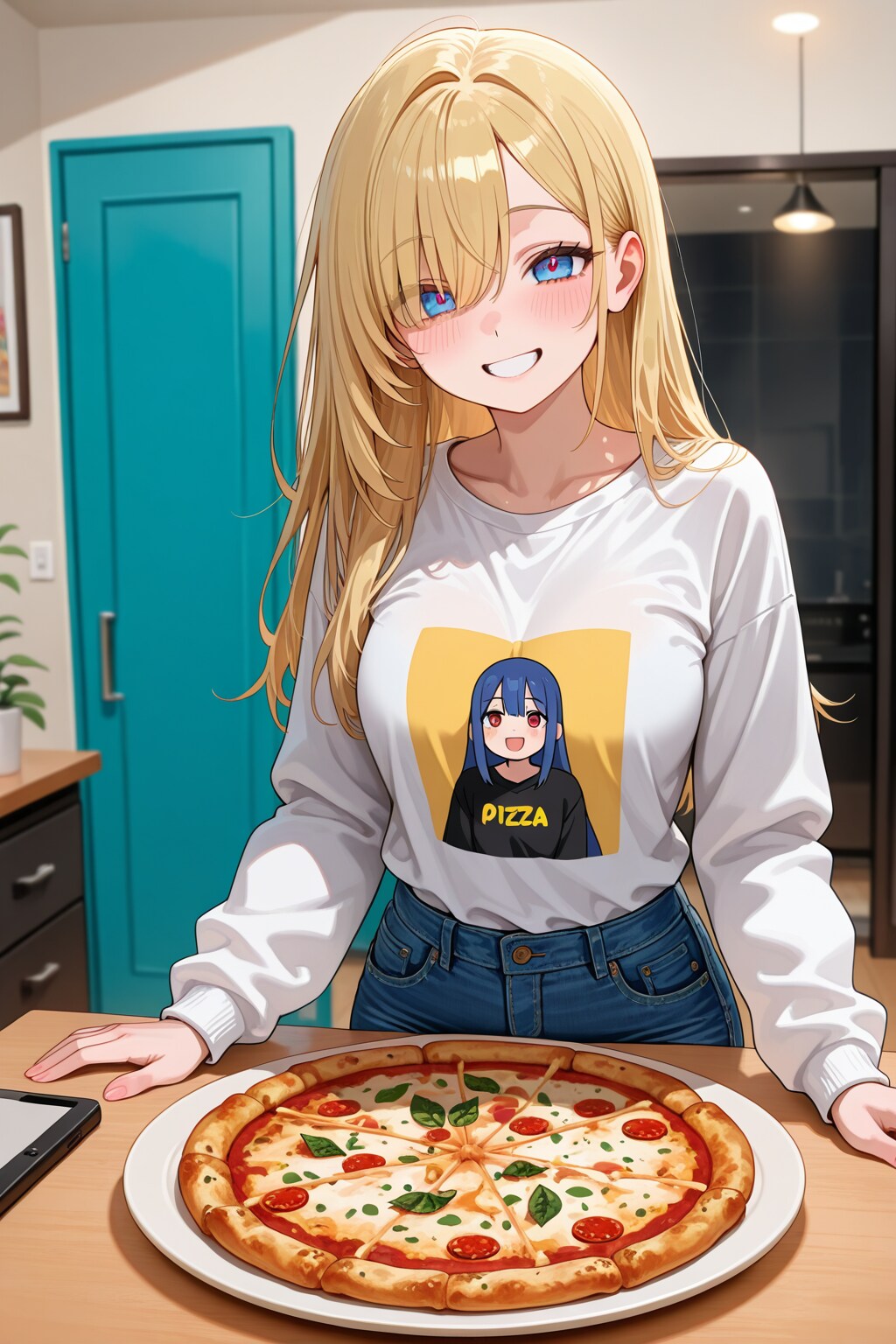 ピザを食べよう | の人気AIイラスト・グラビア