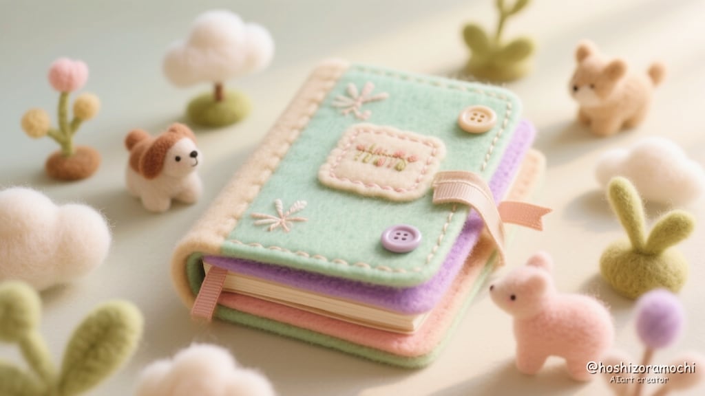 ふわふわ優しい、心に寄り添う思い出帳🧶