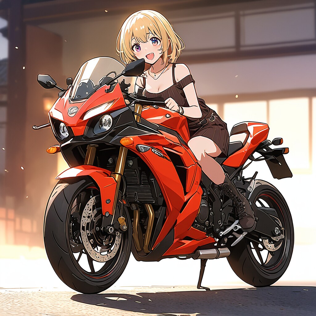 バイク | の人気AIイラスト・グラビア