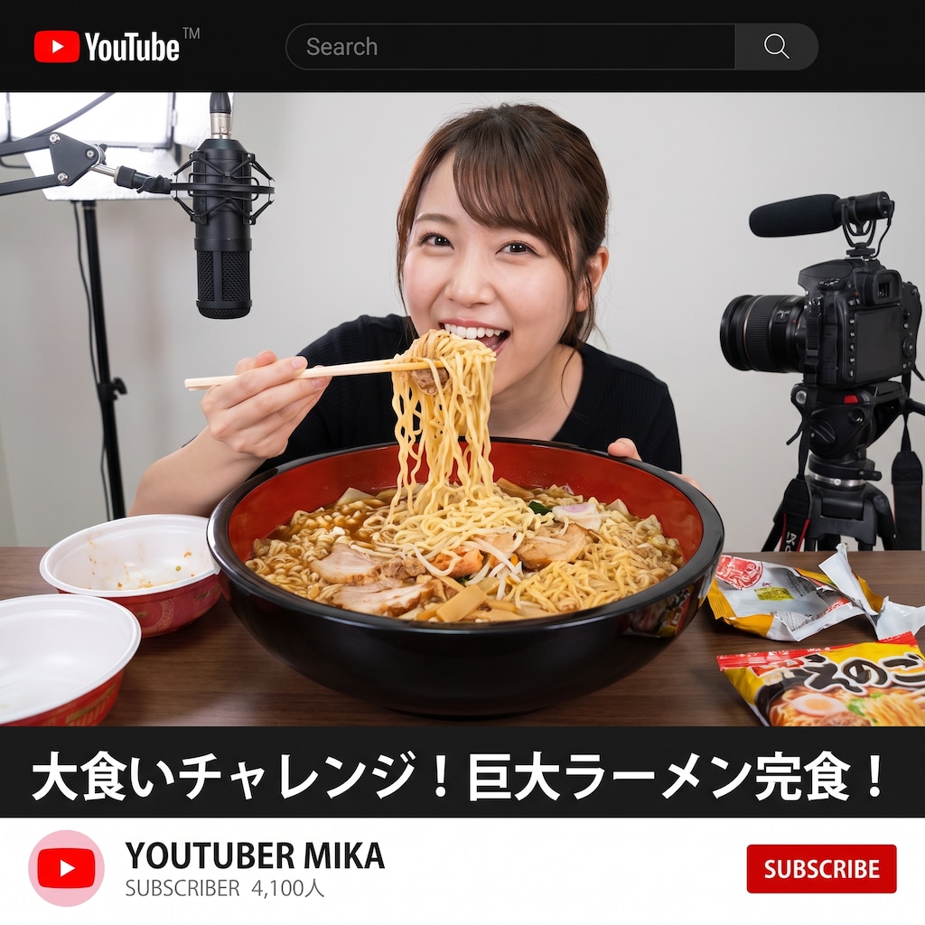 大食いYouTuber