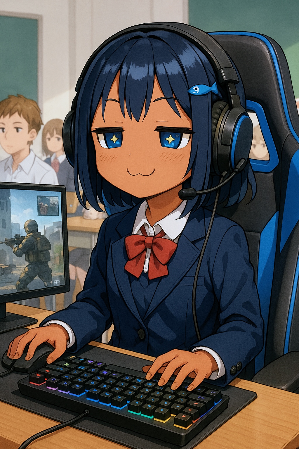 授業中のこなつちゃん４選