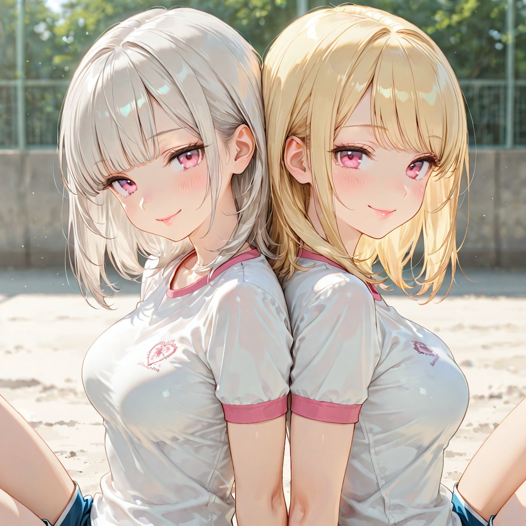 体育の授業｜ペアストレッチ