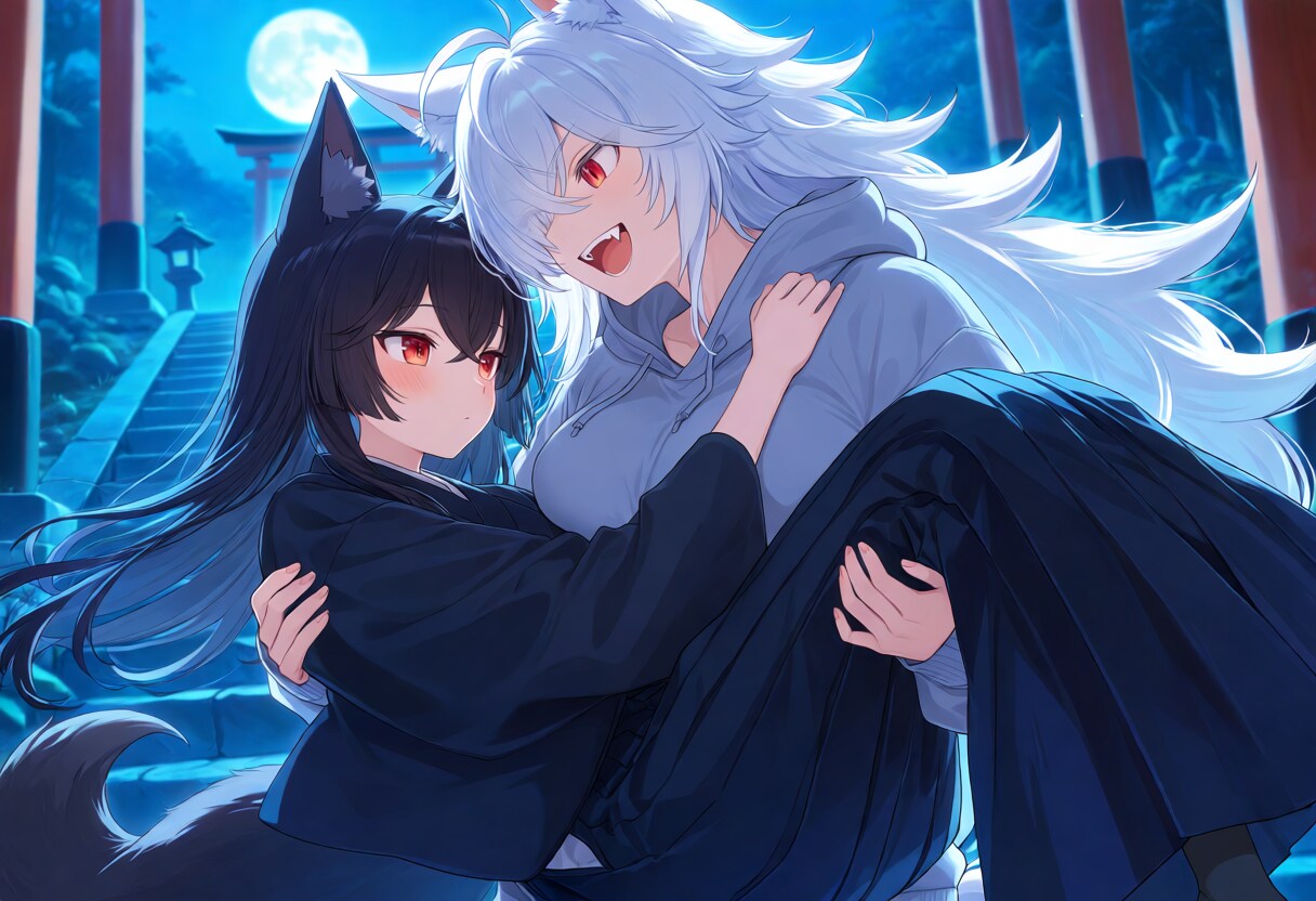黒狐さんが攫われました