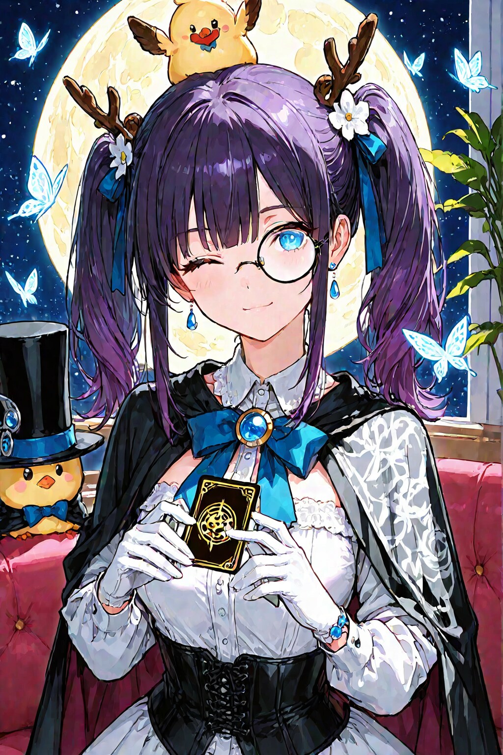 このカードによると❗️………あ❤️ピィちゃんが被ってました❤️