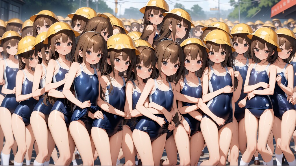 クールビズなら校則で水着に…