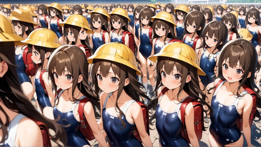 クールビズなら校則で水着に…