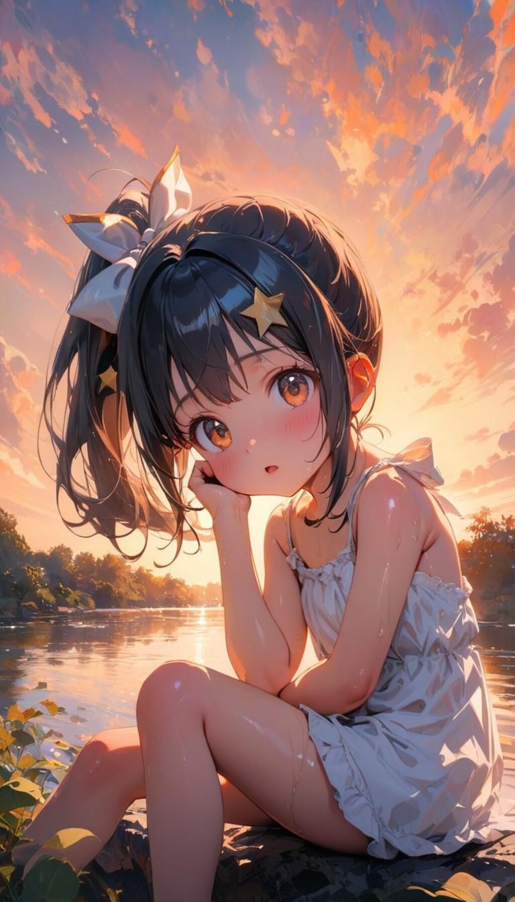 loli-chan with black hair 12 黒髪のロリちゃん12