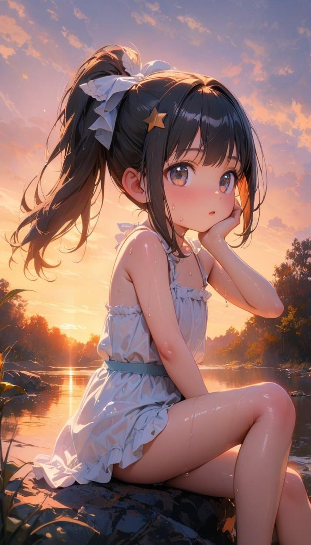 loli-chan with black hair 12 黒髪のロリちゃん12