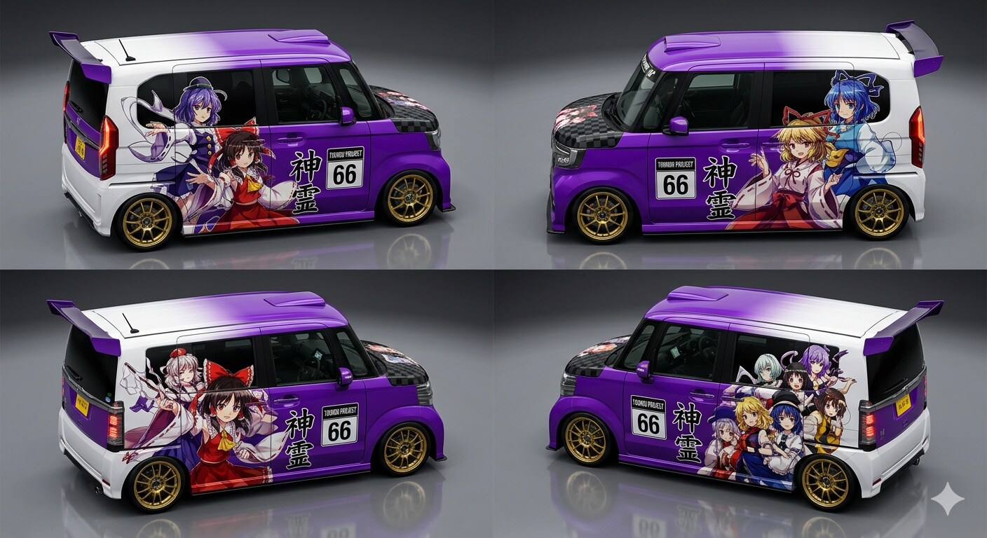 N-BOX 東方痛車