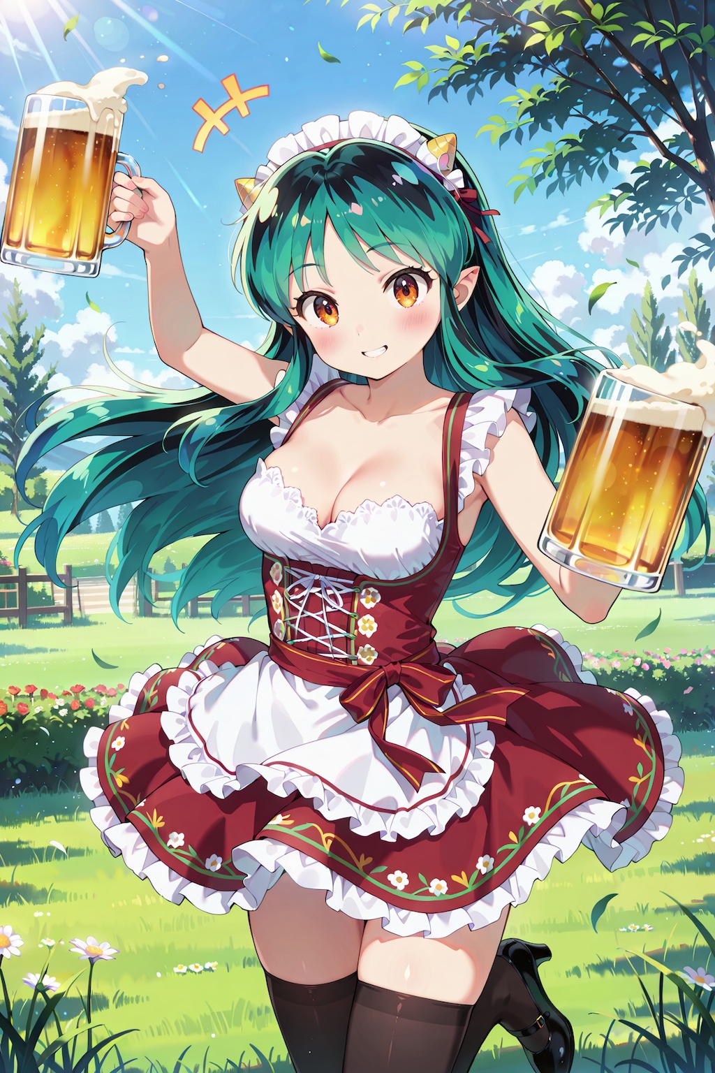 絶対領域に乾杯！ディアンドル・ラムちゃん