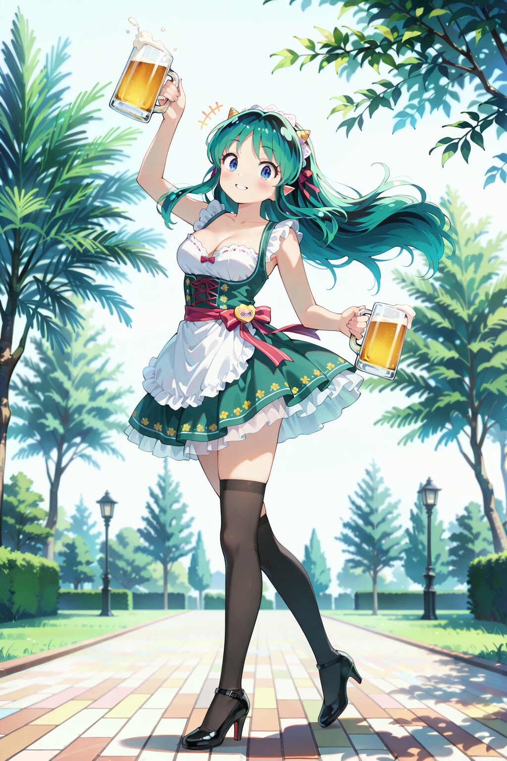 絶対領域に乾杯！ディアンドル・ラムちゃん