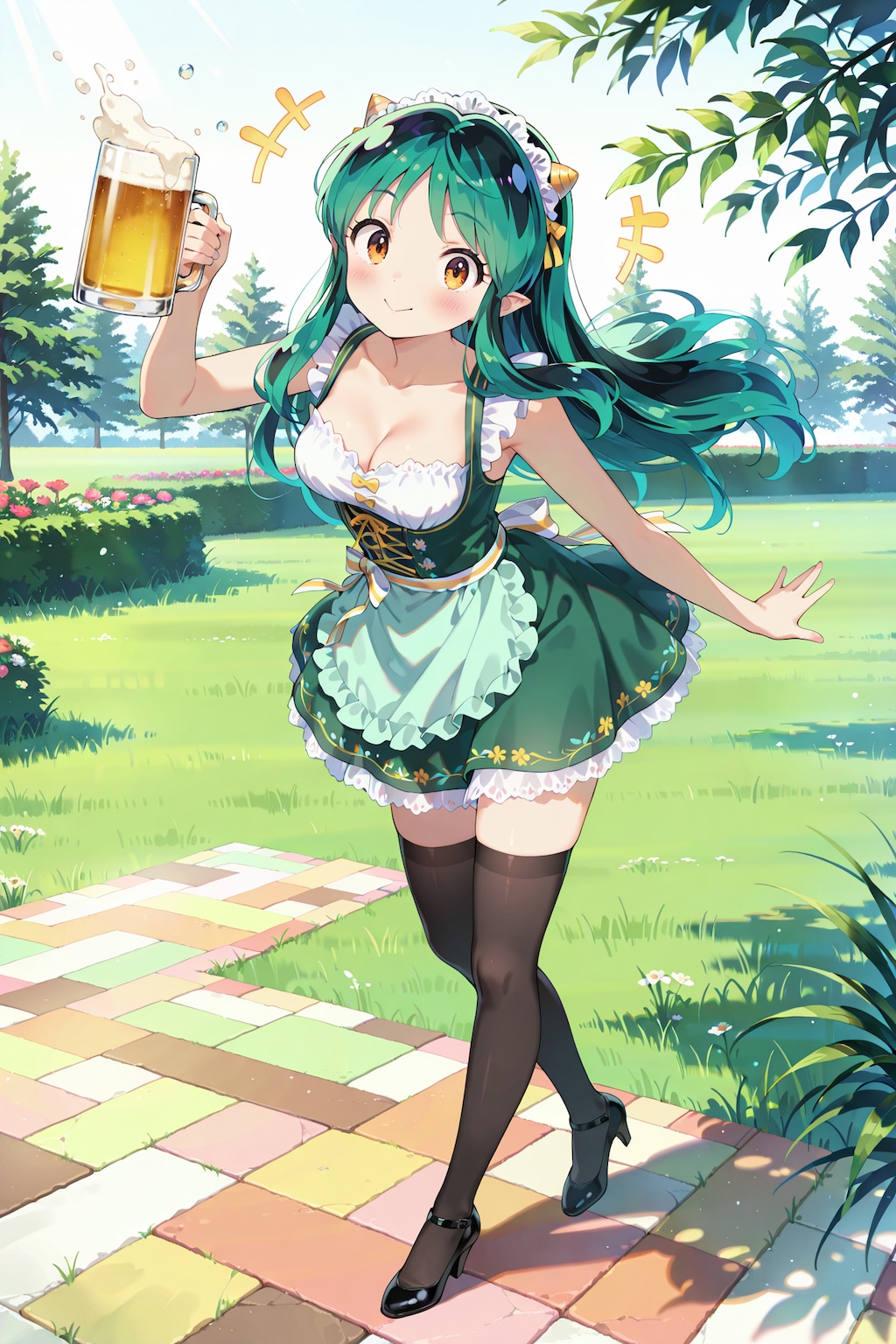 絶対領域に乾杯！ディアンドル・ラムちゃん