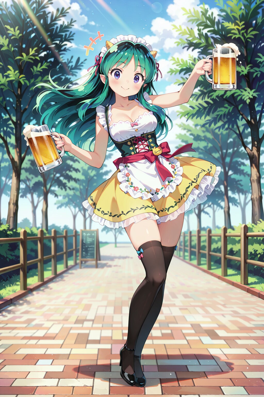 絶対領域に乾杯！ディアンドル・ラムちゃん