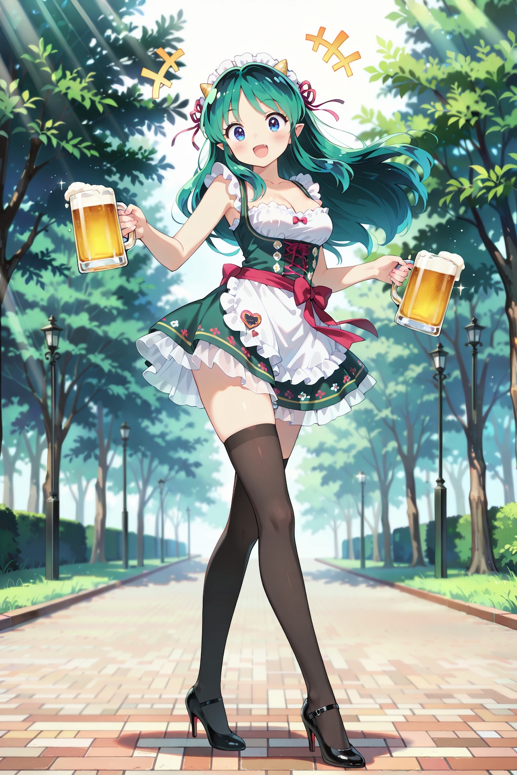 絶対領域に乾杯！ディアンドル・ラムちゃん