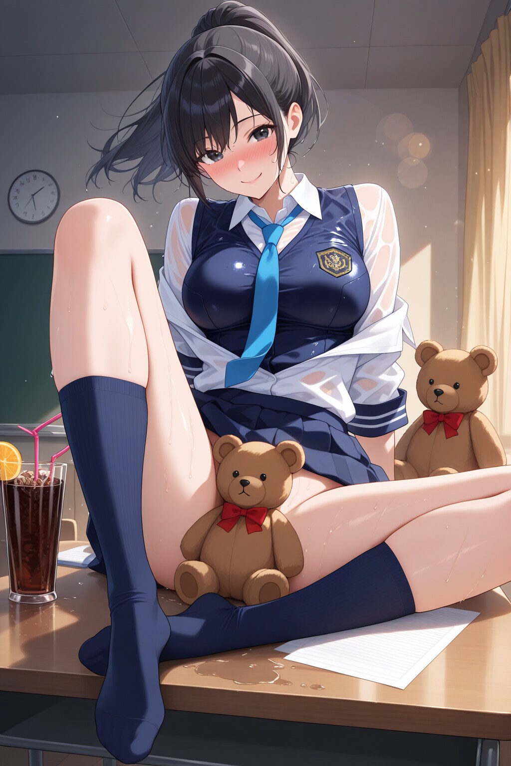 クマさんを抱っこすると、何か見えるかもよ…♡