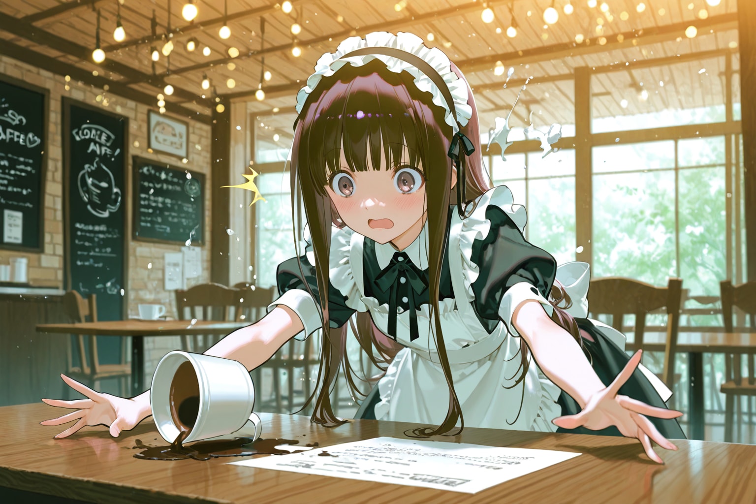 ミスしたカフェ店員さん