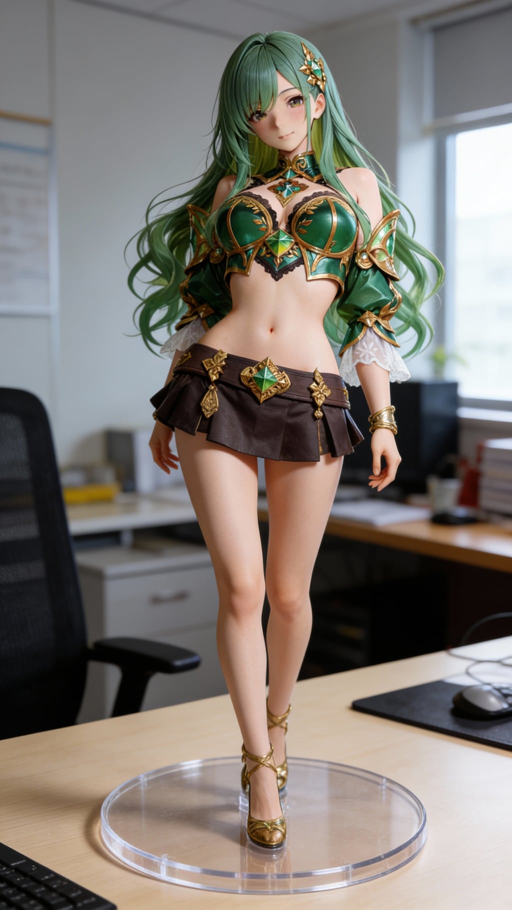 ビキニアーマーのＥＭＥＲＡＬＤちゃんのフィギュア