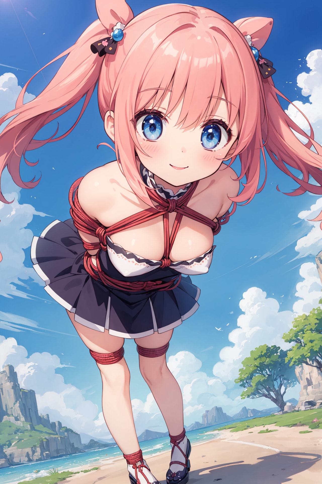 緊縛コーデの女の子(21)