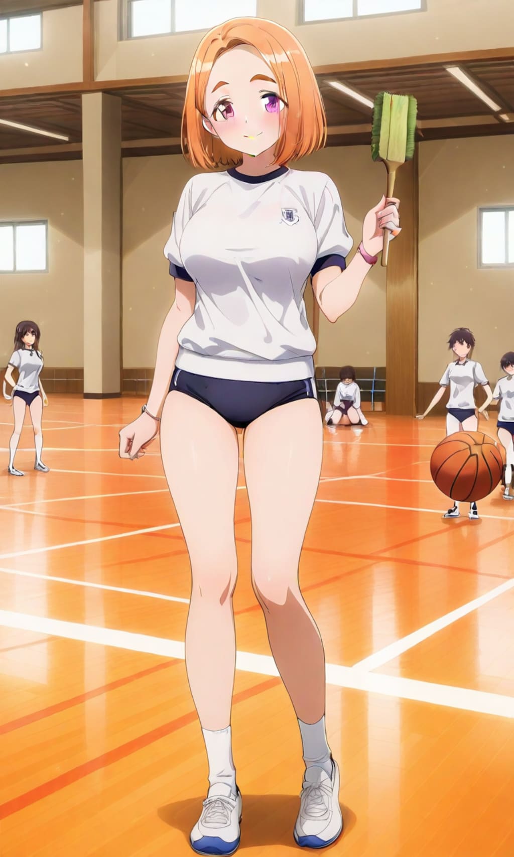 お掃除も運動なので